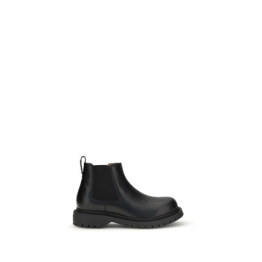 Givenchy Schwarze Chelsea-Stiefel aus Bullenleder