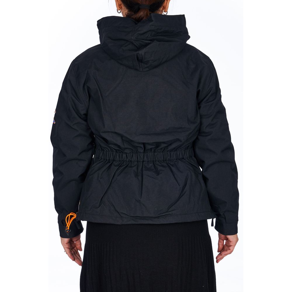 Ladakh Schwarze Polyester Damen Jacke
