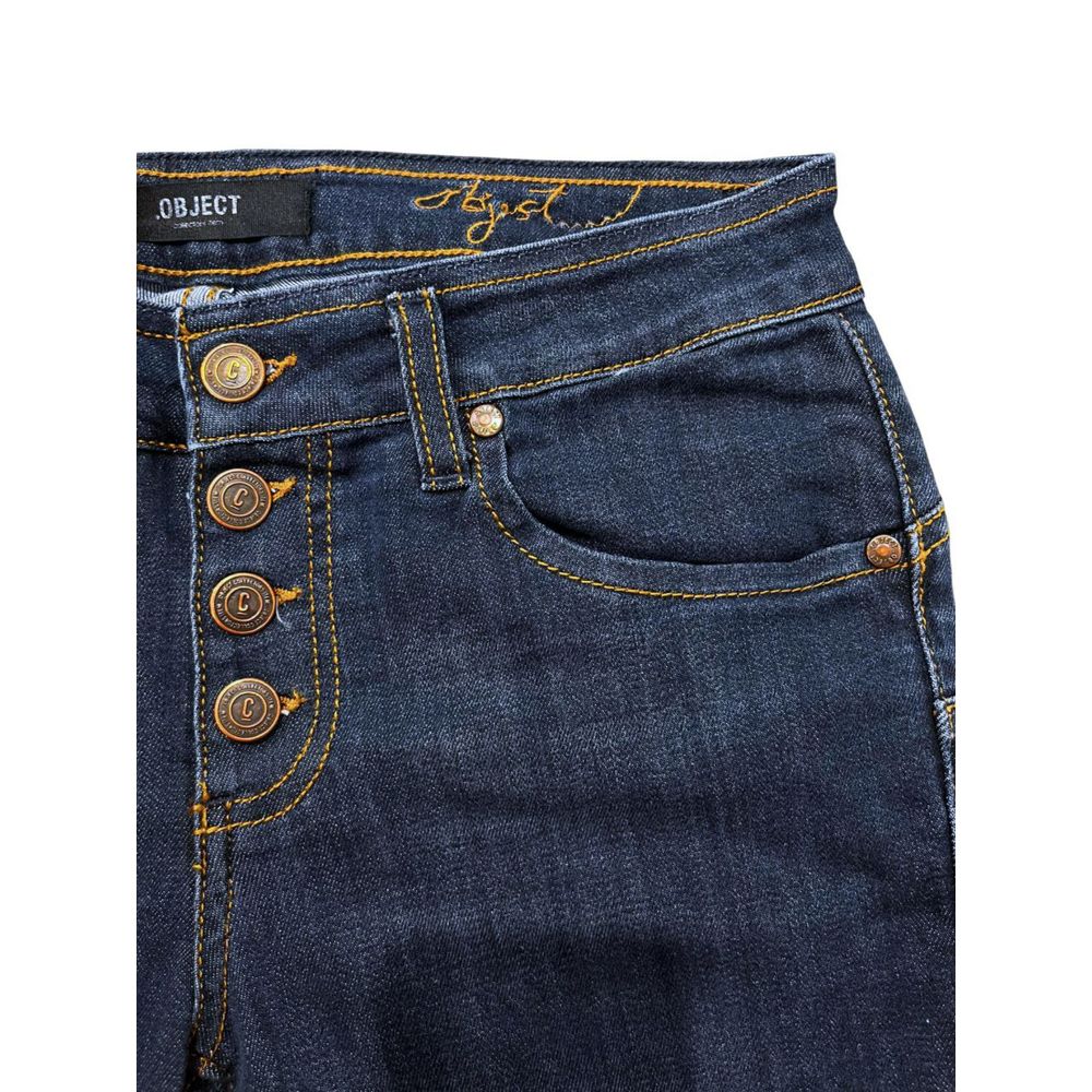Object Damen-Jeans aus Baumwolle in Blau
