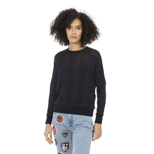 Mr&Mrs Italy Blaues Baumwollhemd für Frauen