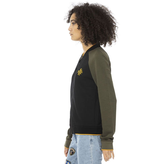 Mr&Mrs Italy Schwarzer Baumwollpullover für Frauen