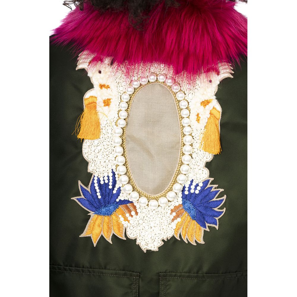 Mr&Mrs Italy Grüne Polyamid Damen Bomberjacke