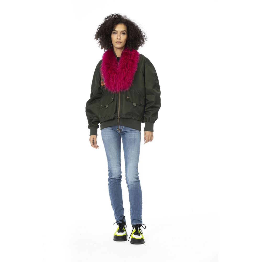 Mr&Mrs Italy Grüne Polyamid Damen Bomberjacke