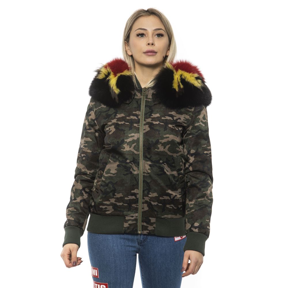 Mr&Mrs Italy Armee Polyamid Frauen Bomberjacke