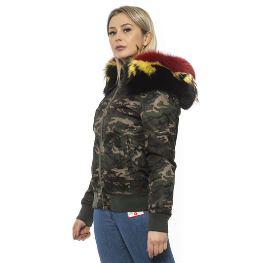 Mr&Mrs Italy Armee Polyamid Frauen Bomberjacke