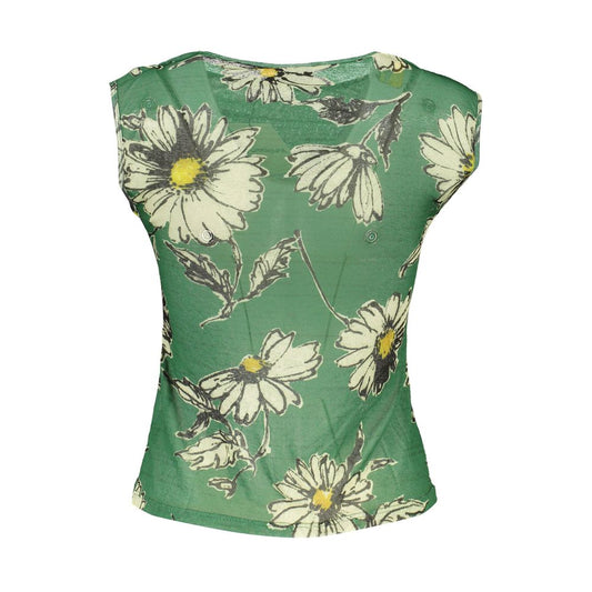Desigual Grünes Polyester-Tank-Top