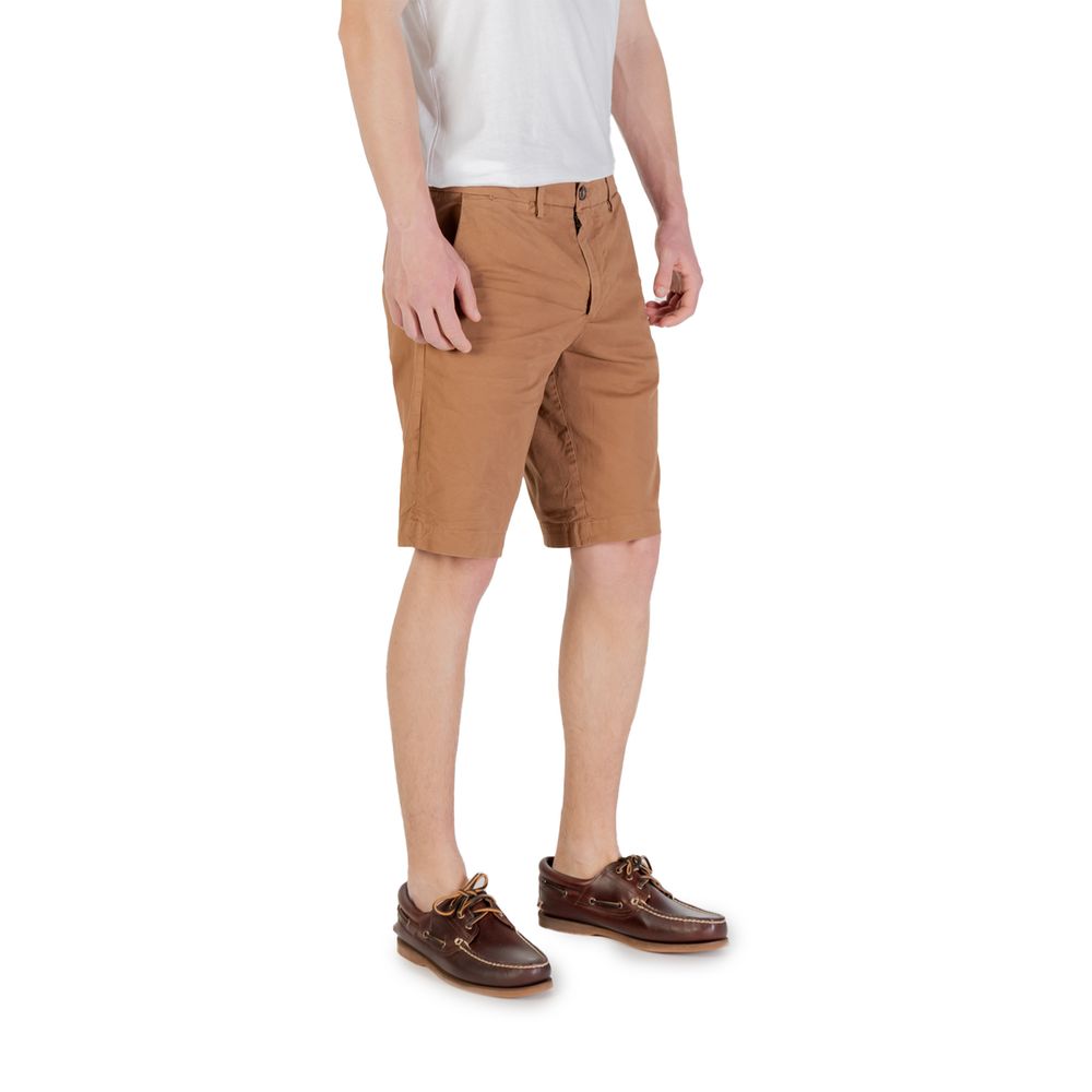 Borghese Beige Baumwoll-Bermuda-Shorts