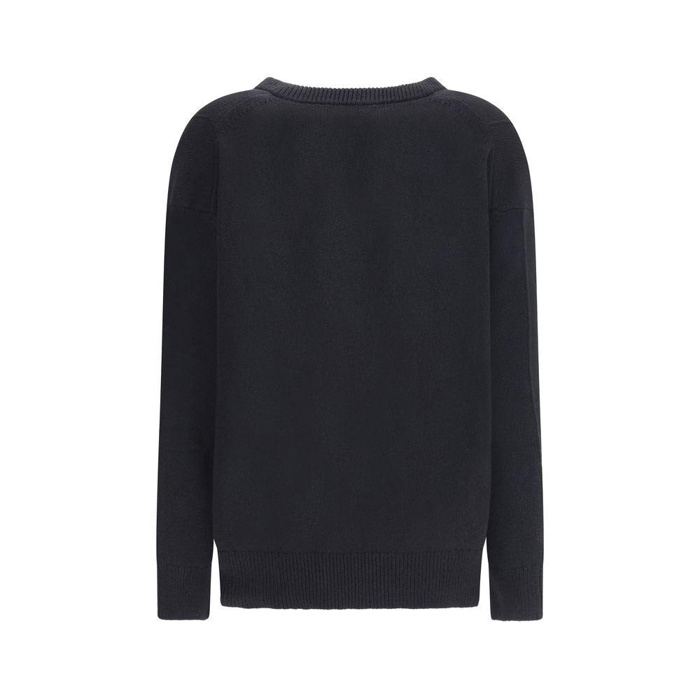 Jil Sander Schwarzer Woll-Sweatshirt
