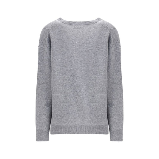Jil Sander Grauer Woll-Sweatshirt