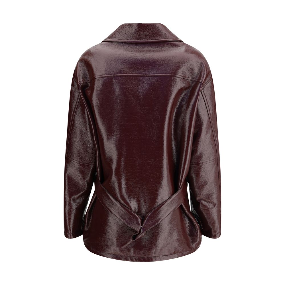 Courrèges Bordeaux-Baumwoll-Kleidung