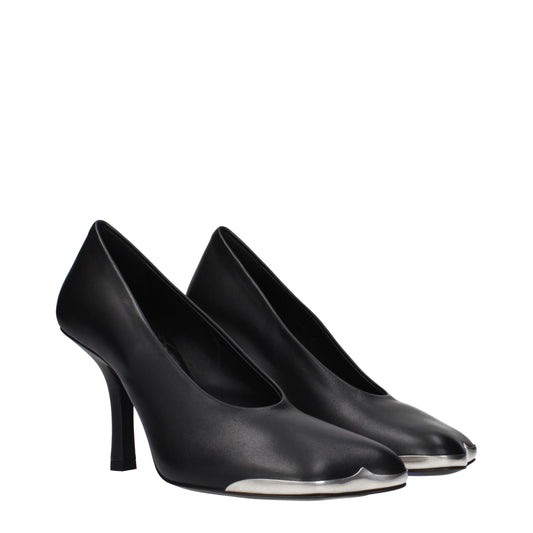 Burberry Schwarze Lederpumps