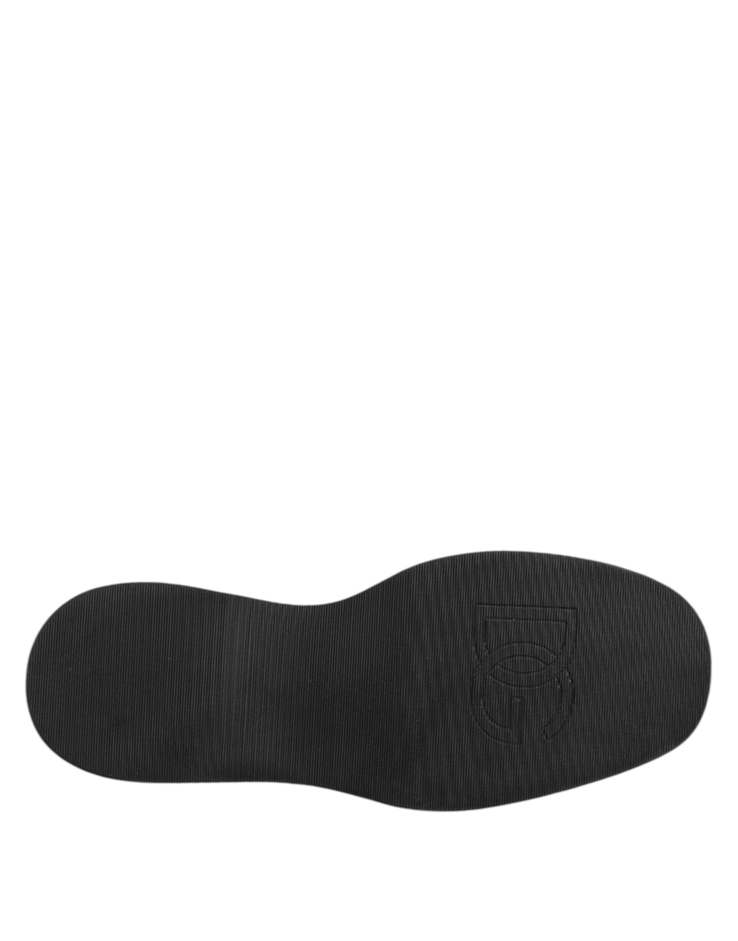 Dolce & Gabbana Multicolor Leder Schnürschuhe Männer Formale Derby Schuhe