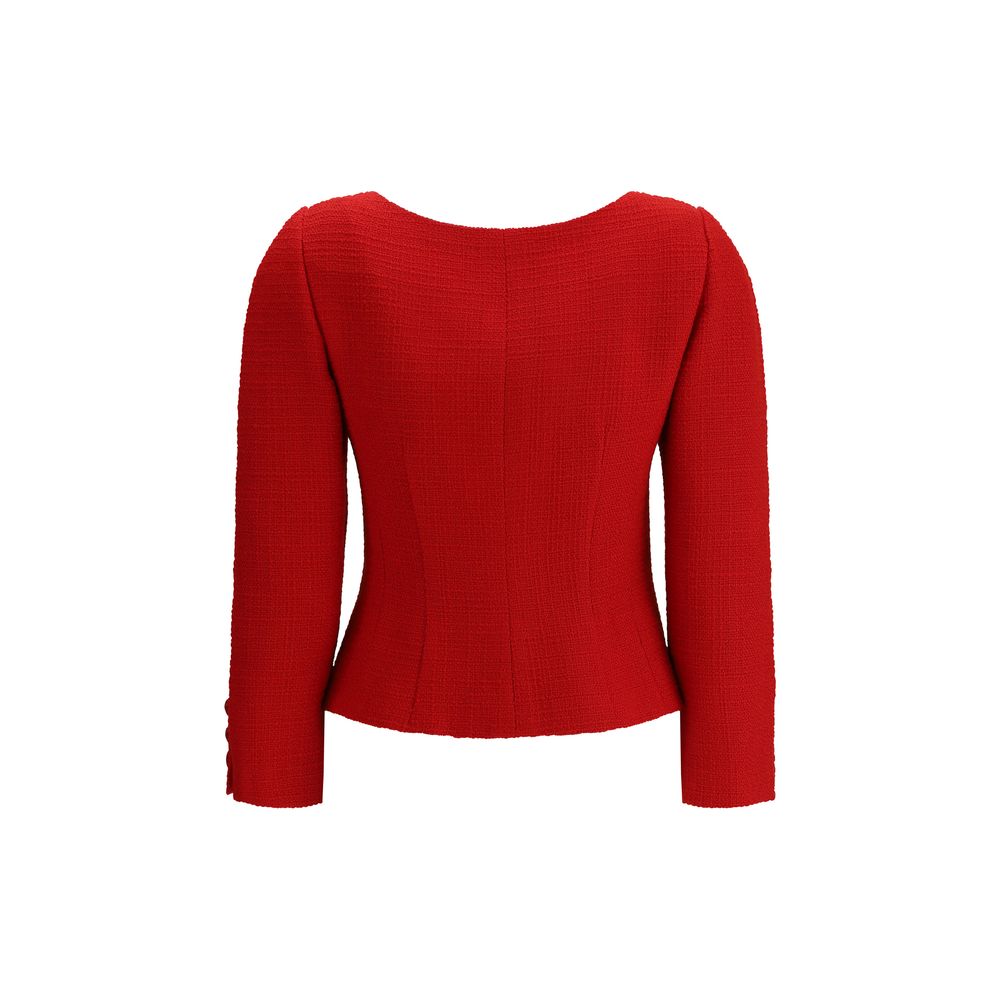 Valentino Rote Wollkleidung aus Fleece