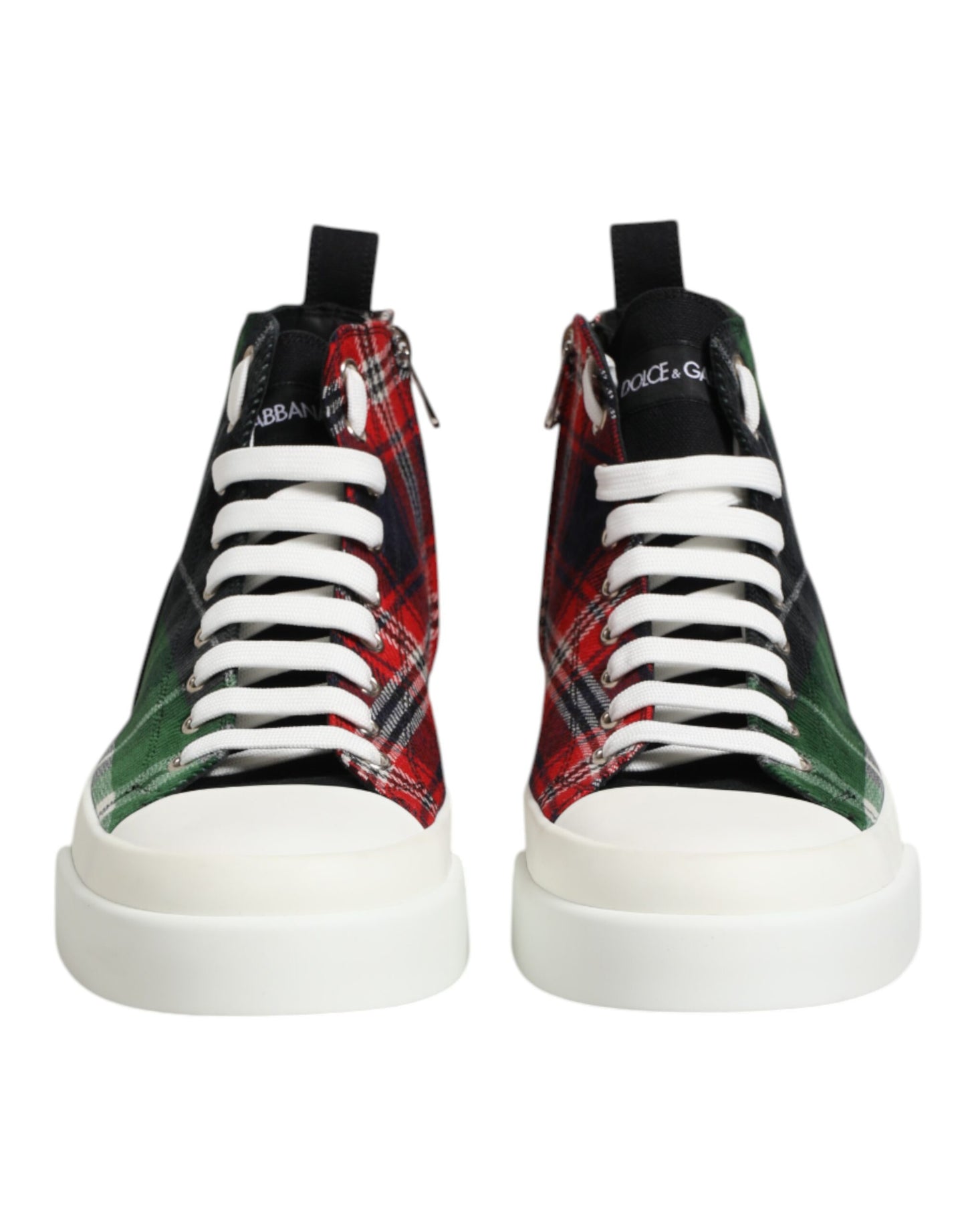 Dolce & Gabbana Multicolor DG Logo Männer High Top Turnschuhe Schuhe