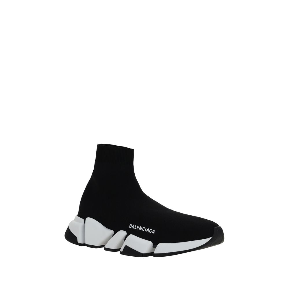 Balenciaga Schwarze Polyester-Sportschuhe