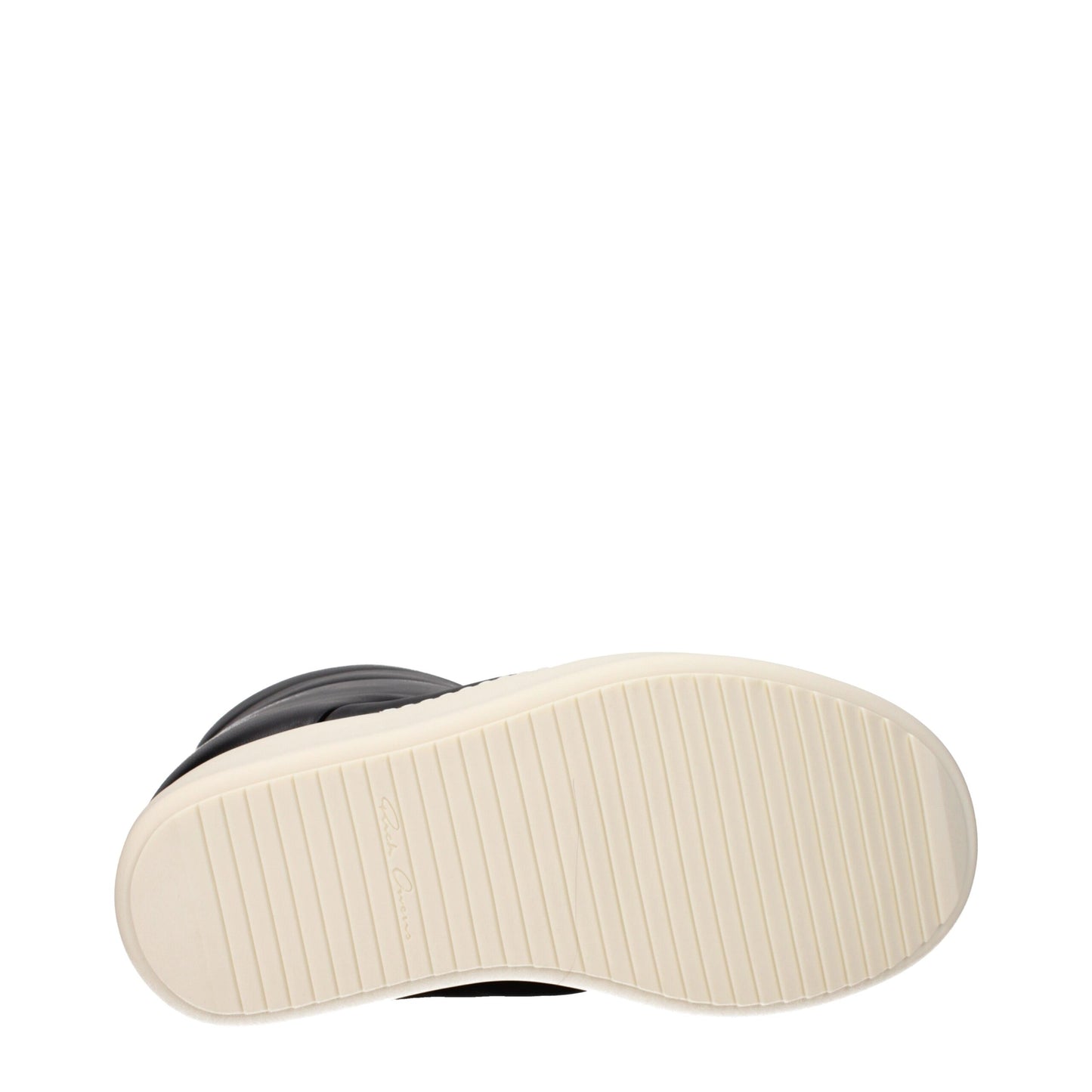 Rick Owens Schwarze Lederstiefeletten