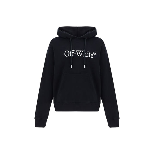 Off-White Baumwoll-Sweatshirt in Schwarz