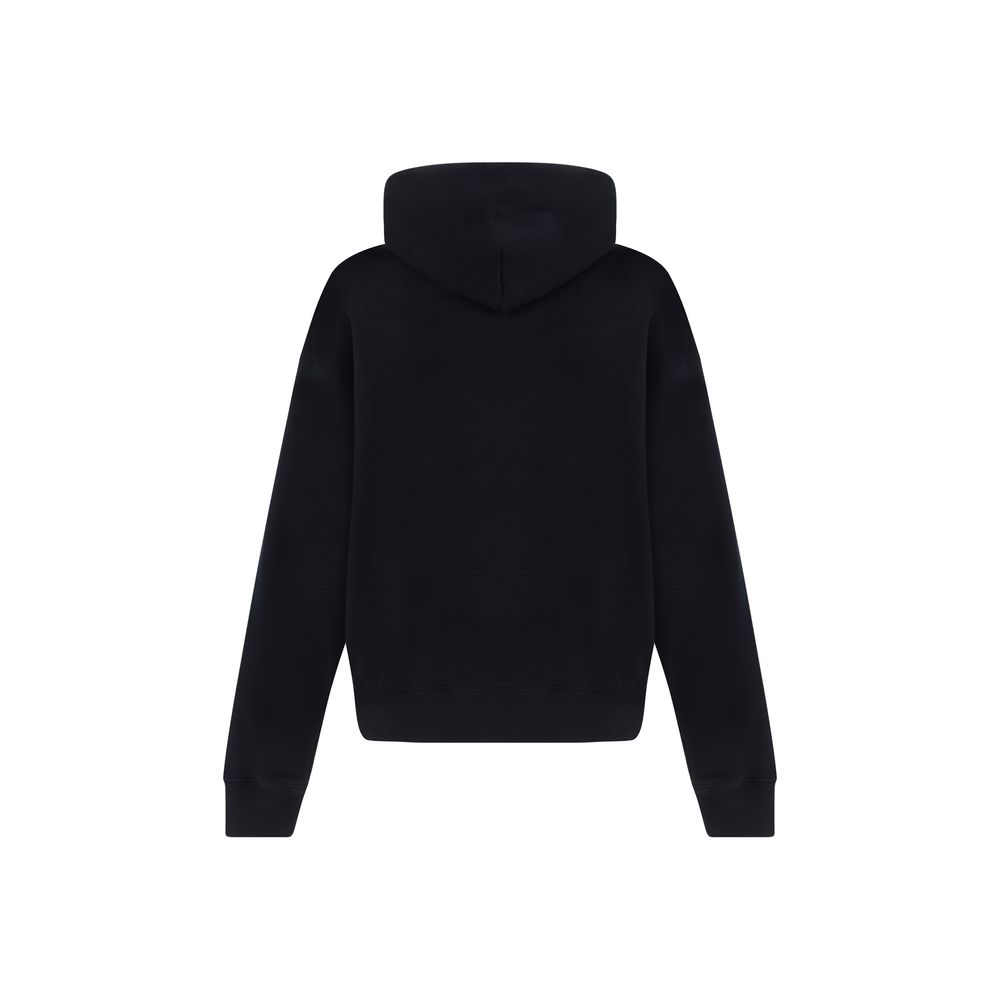 Off-White Baumwoll-Sweatshirt in Schwarz