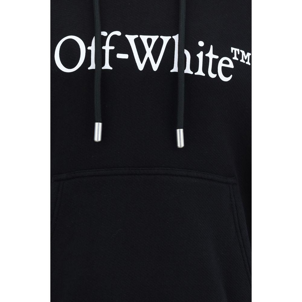 Off-White Baumwoll-Sweatshirt in Schwarz