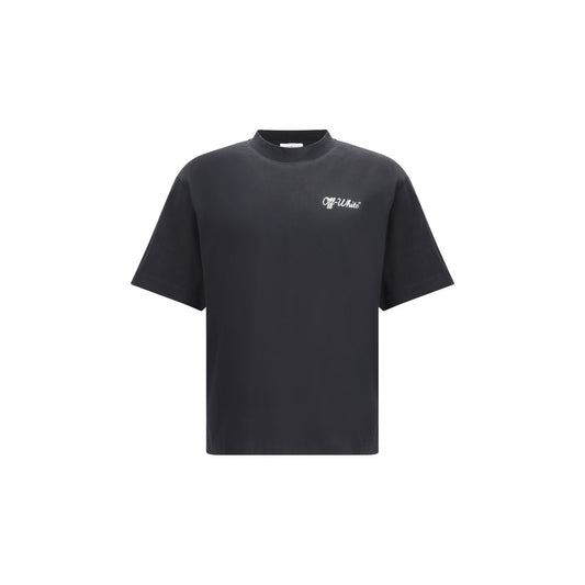 Off-White Schwarzes Baumwoll-Sportshirt