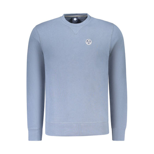North Sails Baumwoll-Sweatshirt in Blau