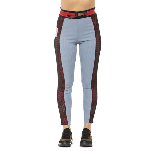 Mr&Mrs Italy Leggings aus hellblauer Baumwolle für Frauen