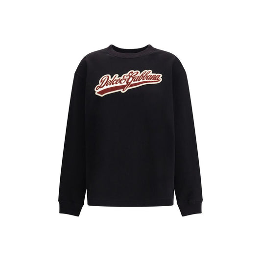 Dolce & Gabbana Schwarzer Baumwoll-Sweatshirt