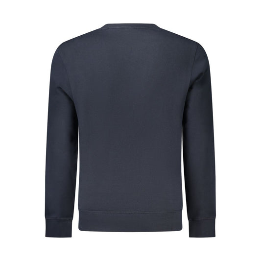 Hugo Boss Blaues Baumwoll-Sweatshirt