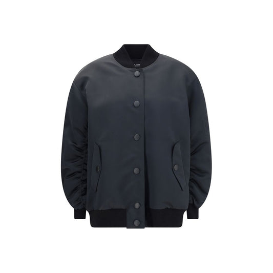 Dolce & Gabbana Schwarze Polyester-Bomberjacke