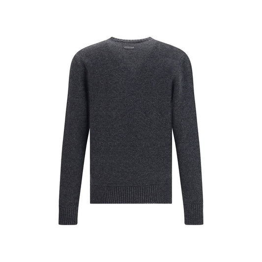 Dolce & Gabbana Graues Woll-Sweatshirt aus Fleece
