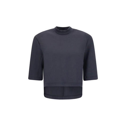MONCLER x EDWARD ENNINFUL Schwarzes Polyester-T-Shirt