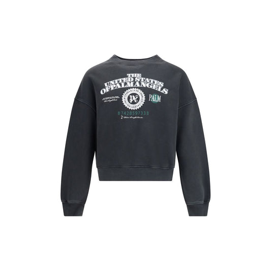 Palm Angels Schwarzer Baumwoll-Sweatshirt