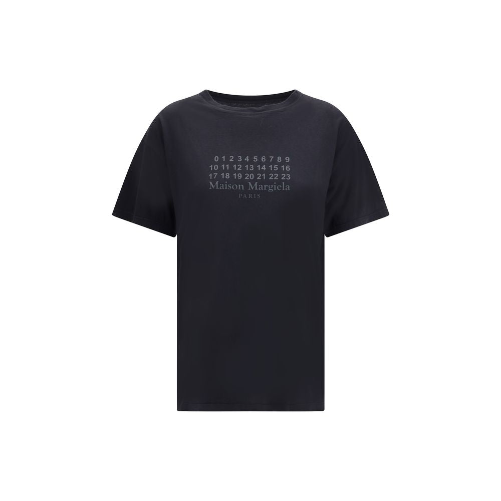 Margiela Schwarzes Baumwoll-T-Shirt