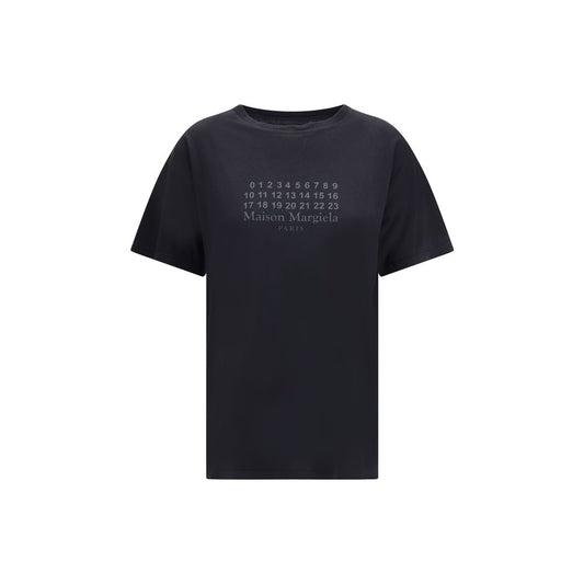 Margiela Schwarzes Baumwoll-T-Shirt