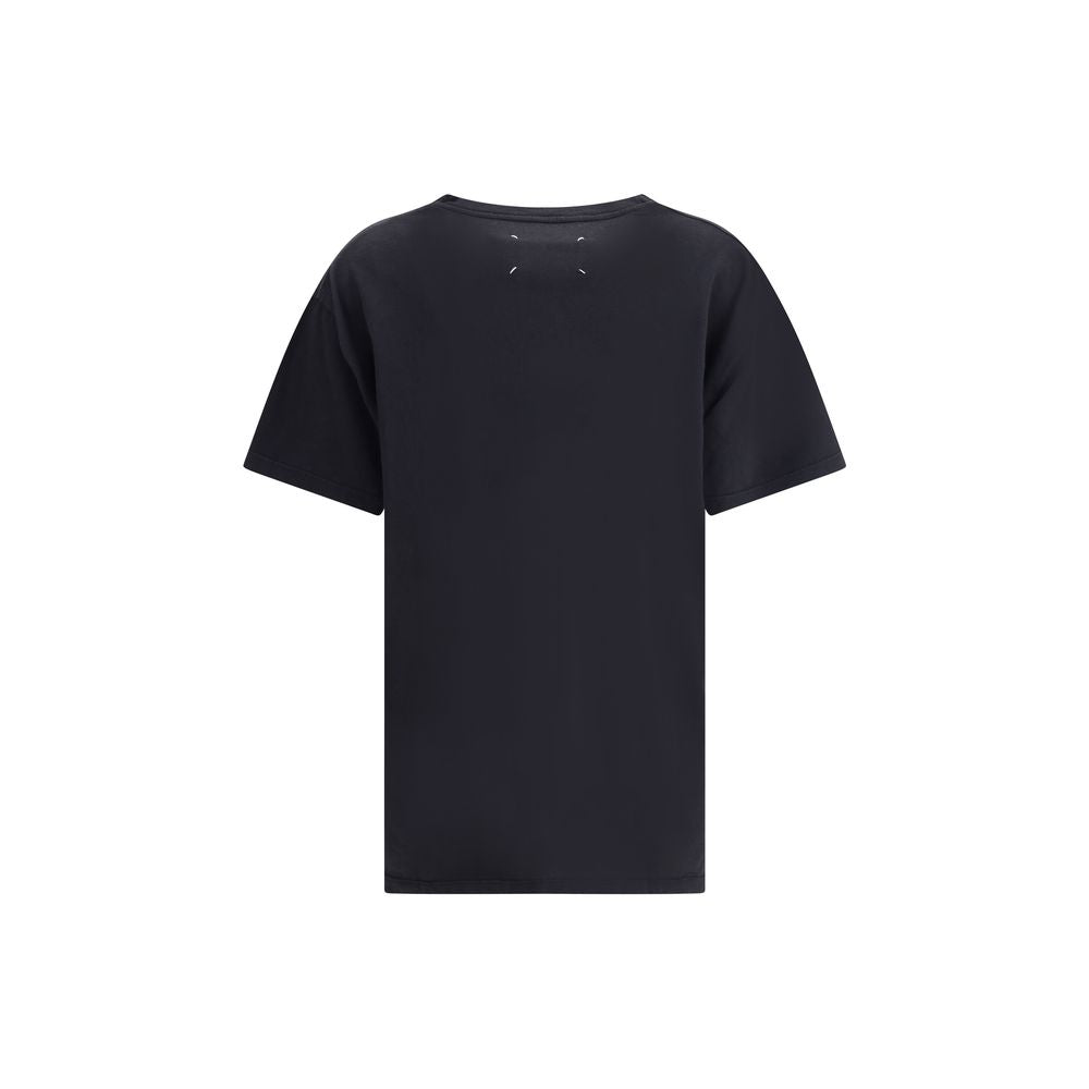 Margiela Schwarzes Baumwoll-T-Shirt
