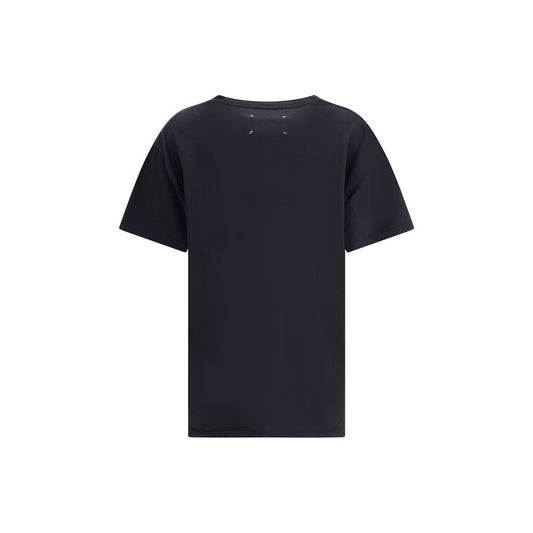 Margiela Schwarzes Baumwoll-T-Shirt
