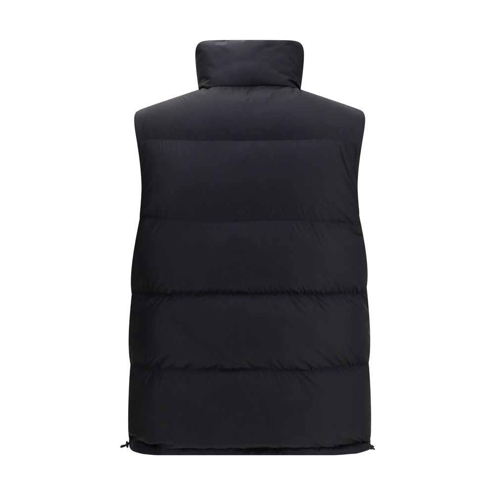 Burberry Schwarze ärmellose Jacke aus Polyester