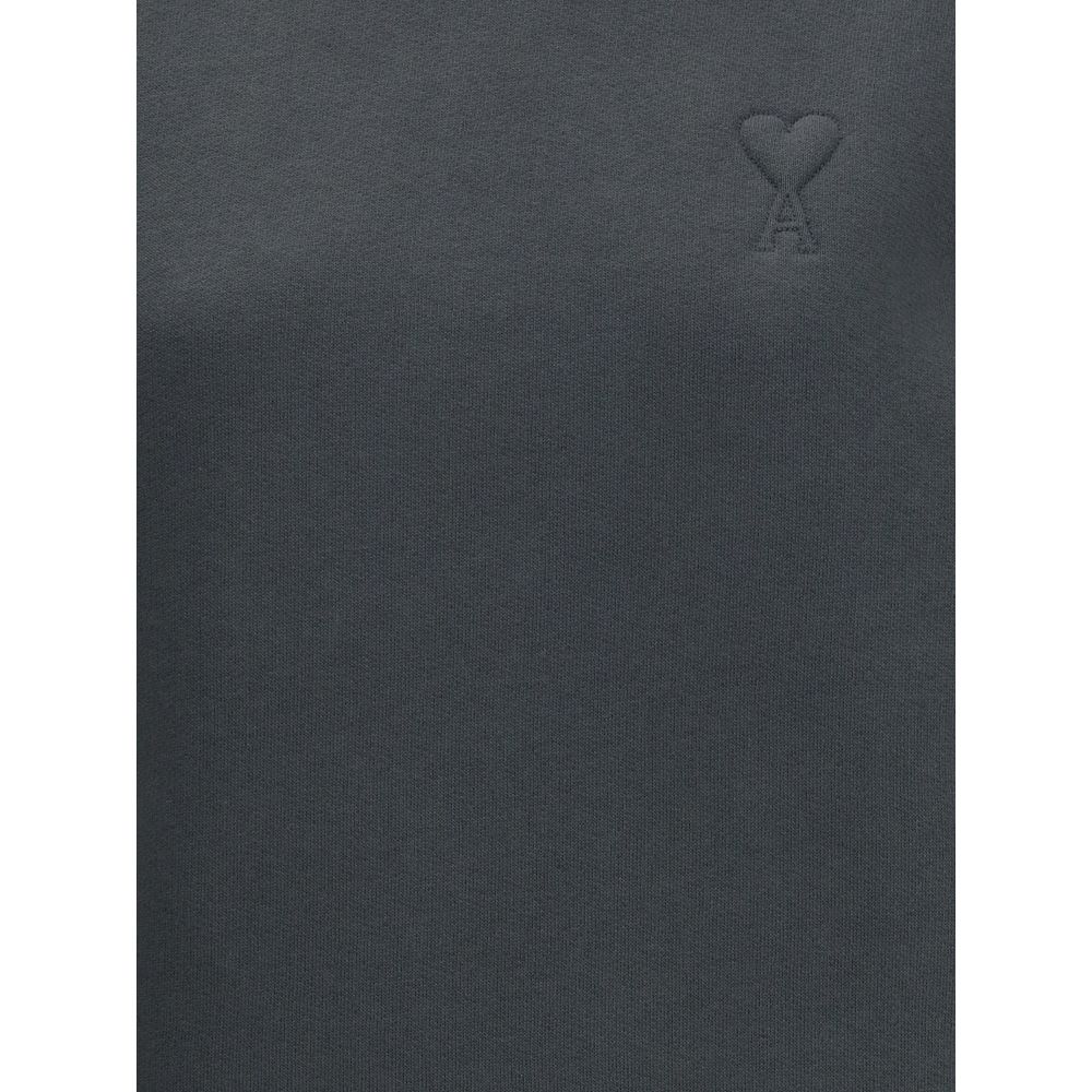 Ami Paris Graues Baumwoll-Sweatshirt