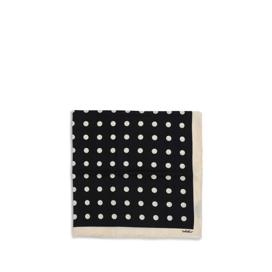 Valentino Garavani Schwarzer Seidenschal