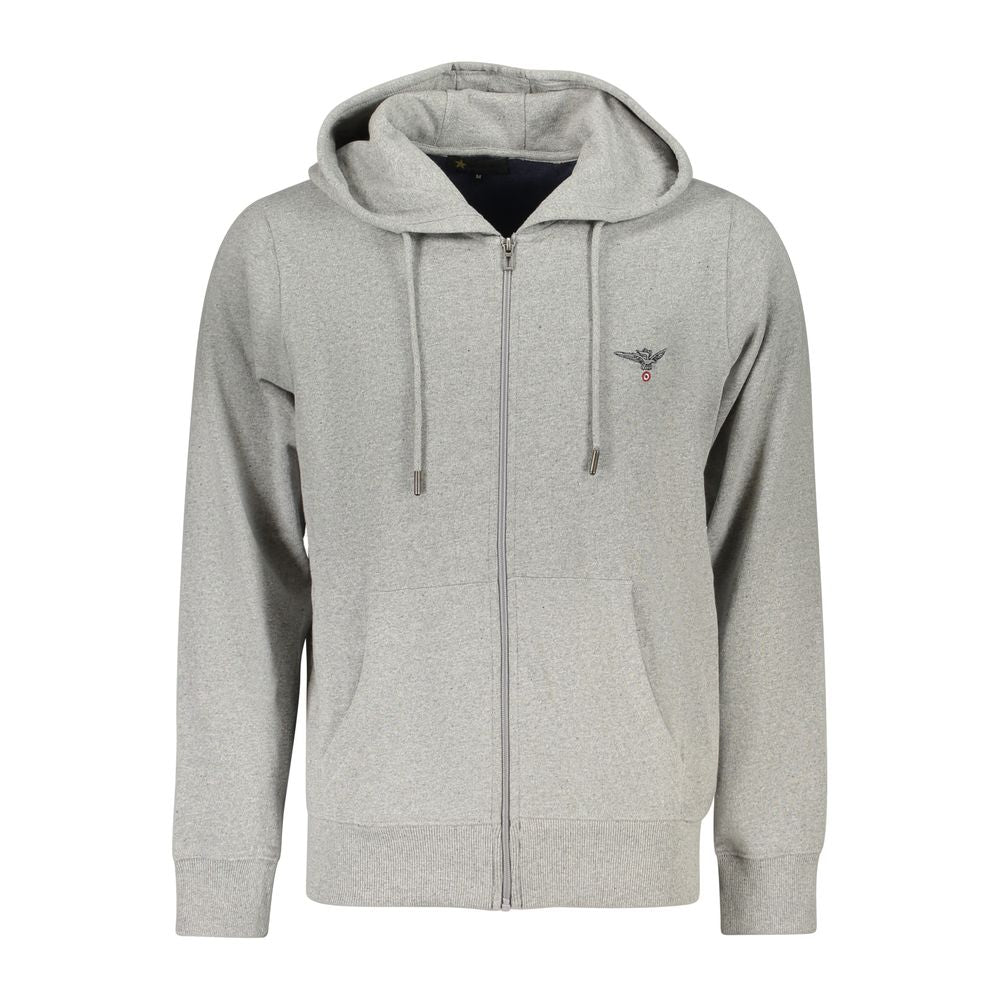 Accademia Militare Grauer Baumwoll-Hoodie für Männer