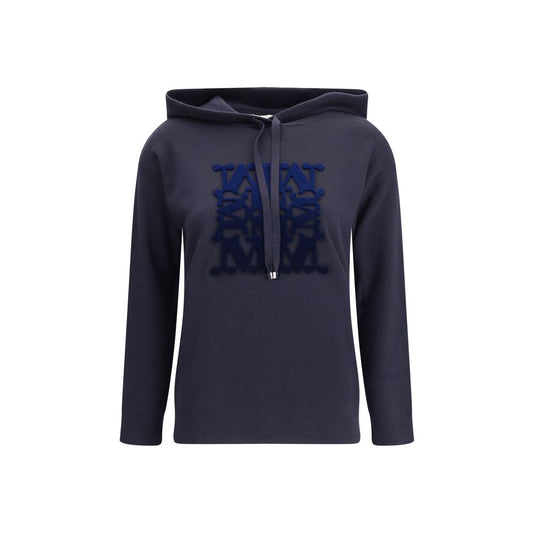 Max Mara Schwarzer Woll-Sweatshirt