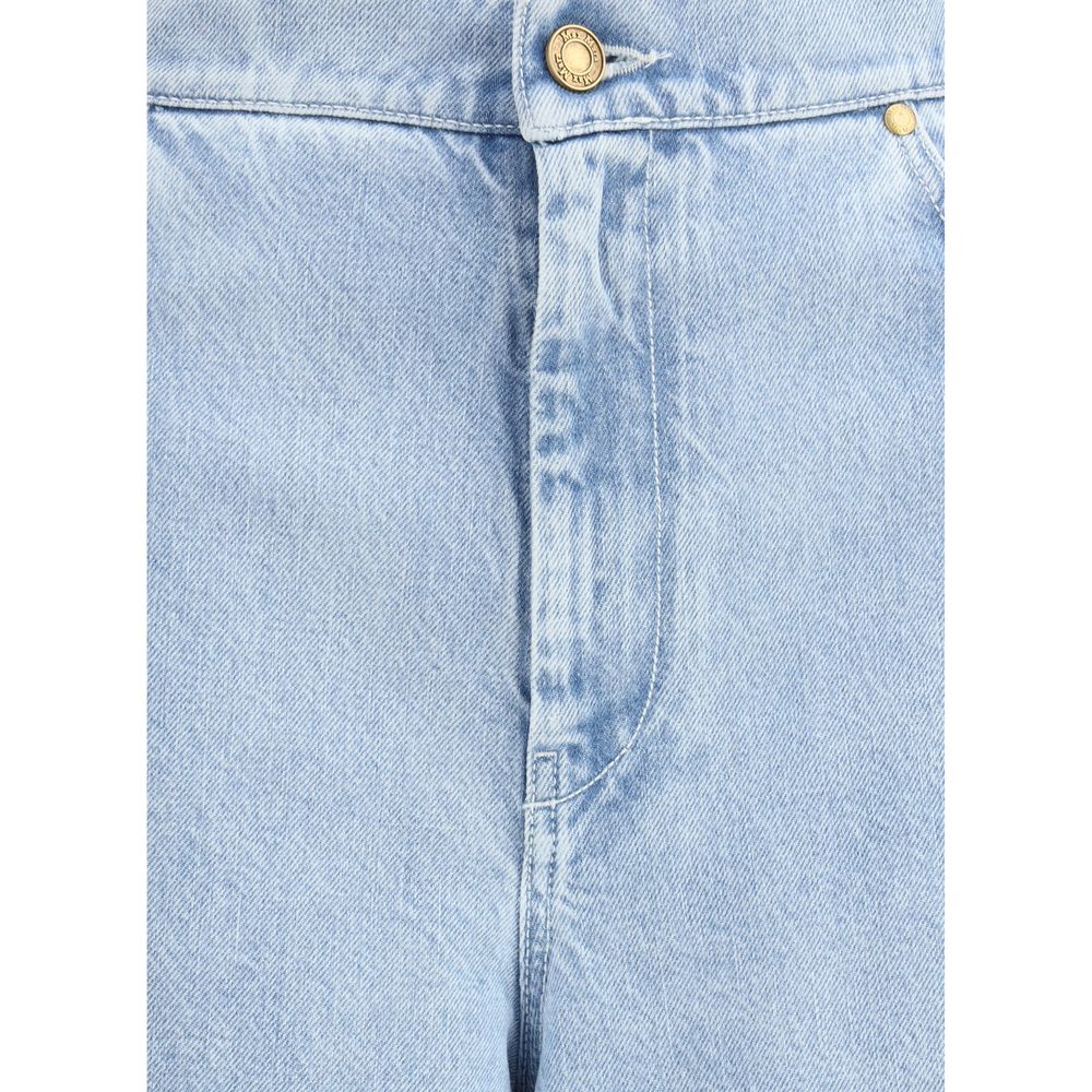Max Mara Hellblaue Baumwolljeans aus Denim