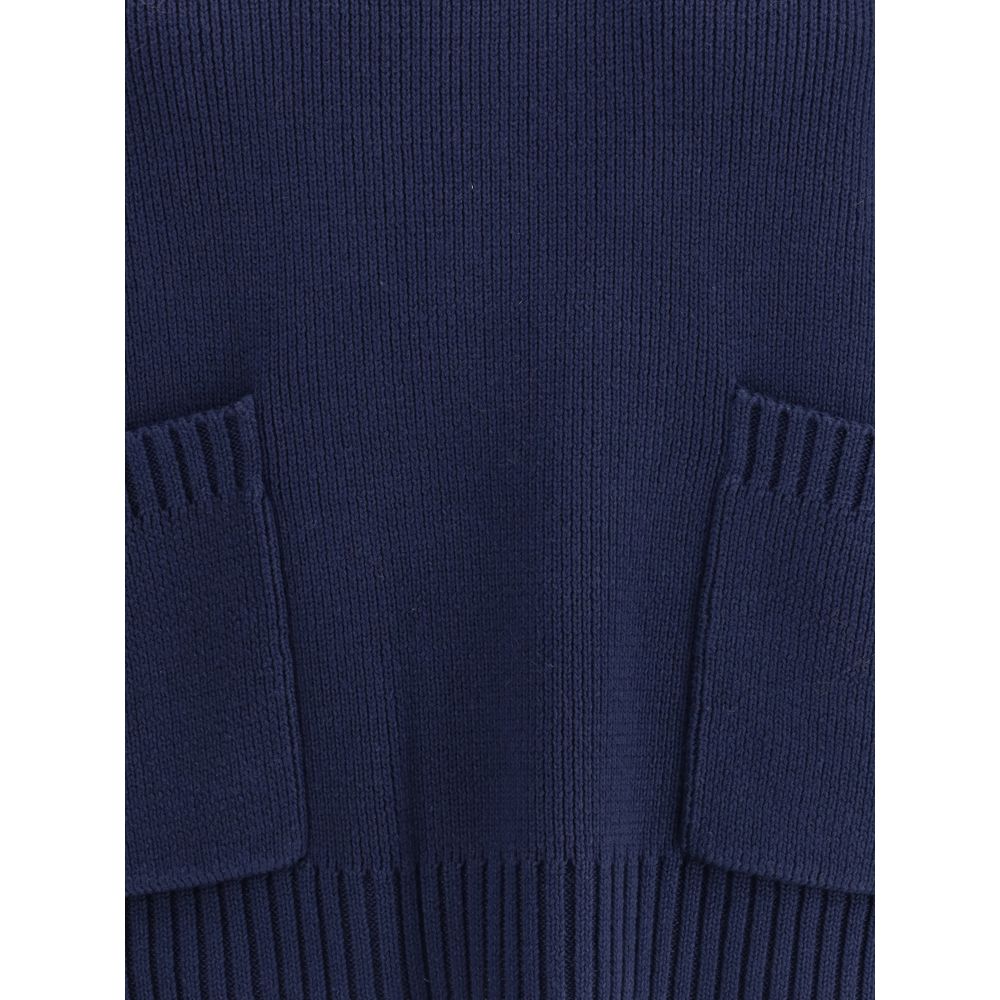 Max Mara Baumwoll-Sweatshirt in Blau