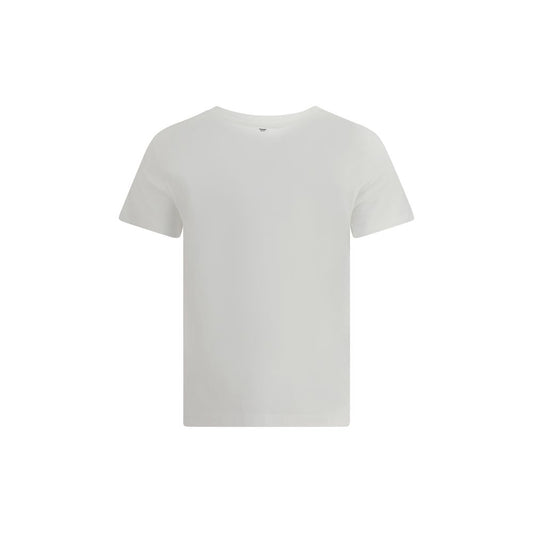 Max Mara Weißes Baumwoll-T-Shirt