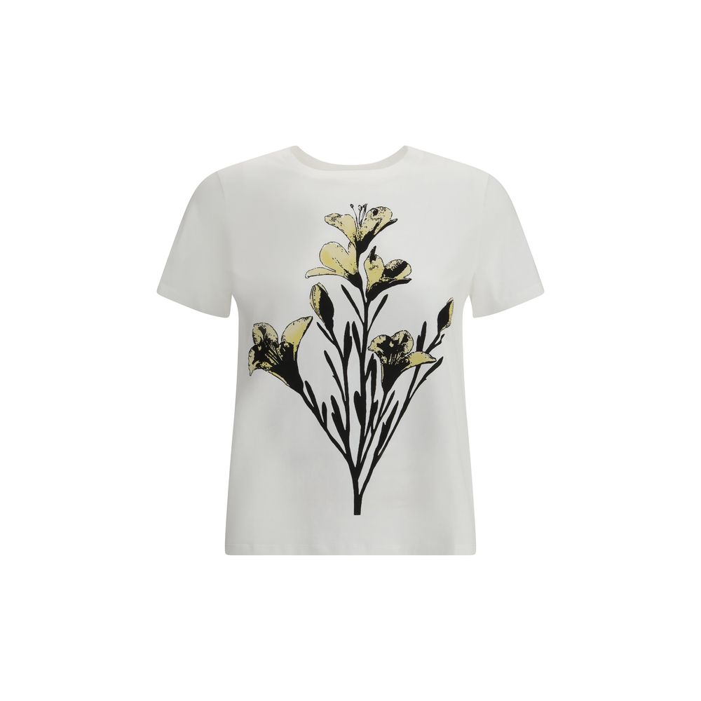 Max Mara Weißes Baumwoll-T-Shirt