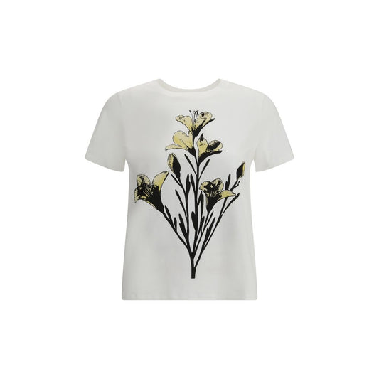 Max Mara Weißes Baumwoll-T-Shirt