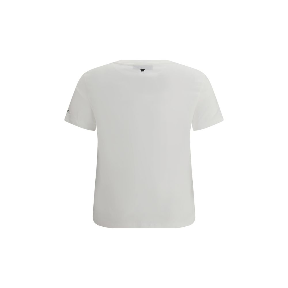 Max Mara Weißes Baumwoll-T-Shirt