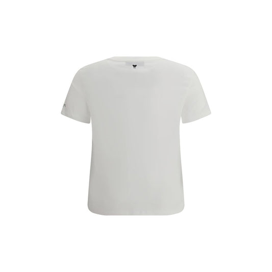 Max Mara Weißes Baumwoll-T-Shirt