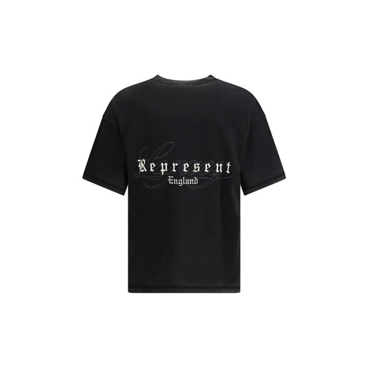 Represent Schwarzes Baumwoll-T-Shirt