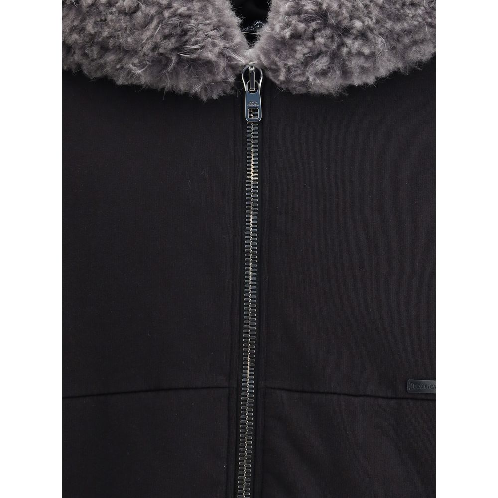 Dolce & Gabbana Schwarzer Baumwoll-Sweatshirt